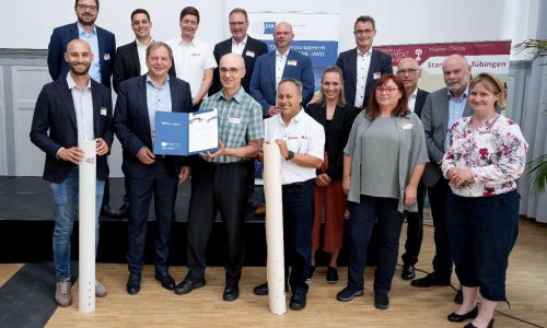 vlnr: Yannic Graf, Jochen Richter, Johannes Maute, Dr. Wolfgang Epp, Thorsten Flink, Prof. Dr. Sebastian Hein, Joachim Walter, Rene Schunck, Ahmed Rabh, Eva Glink, Dr. Stefan Engelhard, Mihaela Szegedi, Dr. Steffen Hüttner,  Helmut Nägele, Dr.-Ing. Silke Feifel